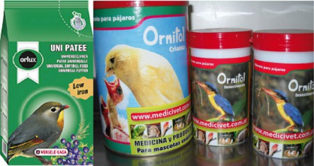 Alimento para aves